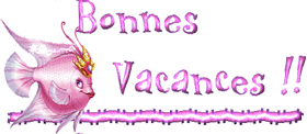 Gifs Bonnes vacances poisson
